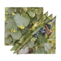 Foonka Vineyard Stoffservietten Weinreben