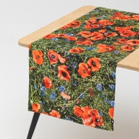 Foonka Mohnblumen Tischläufer