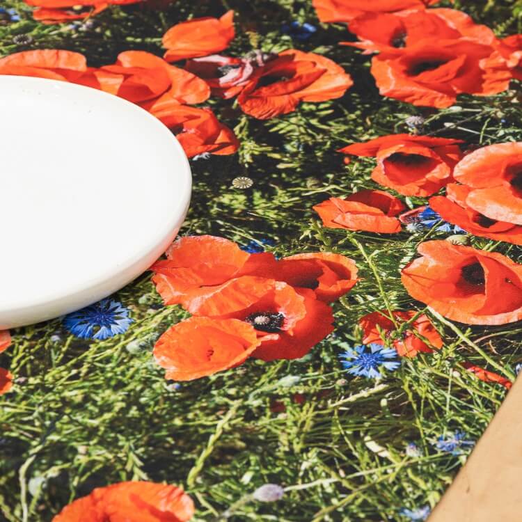 Foonka Mohnwiesen Tischläufer