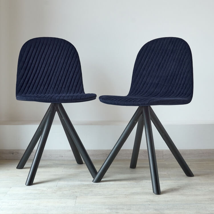 iker Design Stuhl Manequin 1 dunkelblau