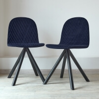 iker Design Stuhl Manequin 1 dunkelblau