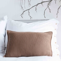 Moyha Zierkissen Natural 60x40 cm Close to Nature karamell braun