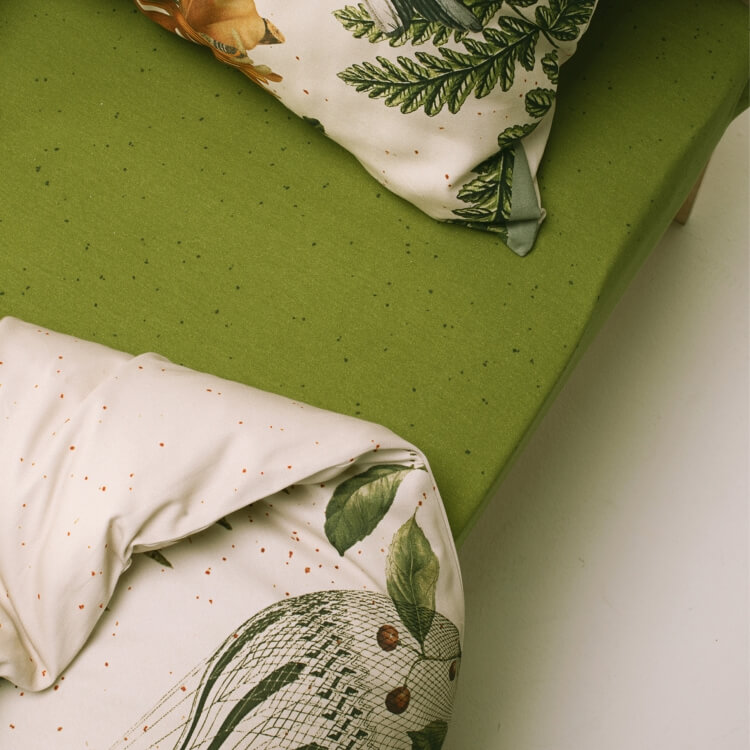 Foonka Bettwäsche Spannbettlaken Liquid Memory