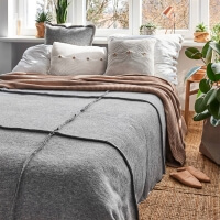 moyha Wave Wohndecke grau