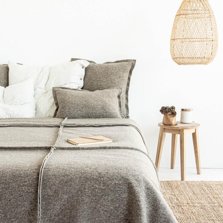 moyha Wave Couchdecke taupe beige