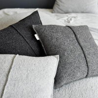 moyha Simple Dekokissen in Jersey Melange 45x45