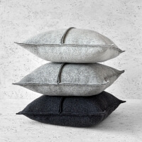 moyha Simple Zierkissen in Jersey Melange 45x45