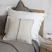 moyha Simple Dekokissen ecru creme 45x45 cm