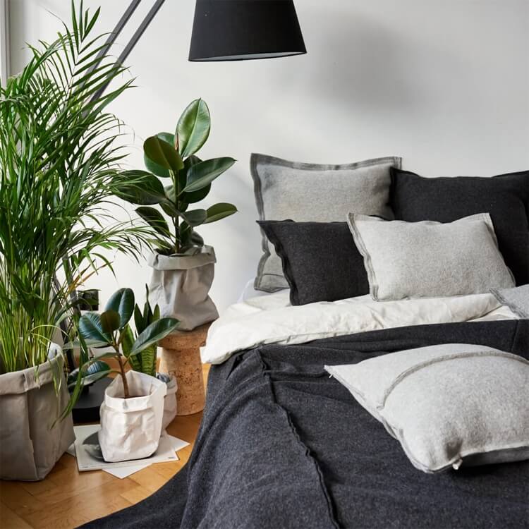 moyha Well Jersey Dekokissen hellgrau