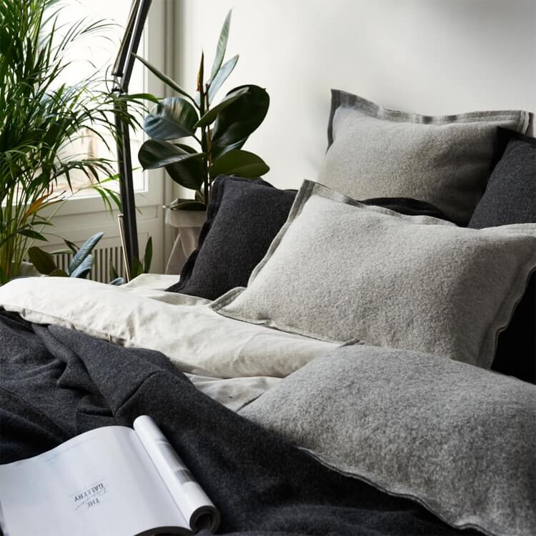 moyha Well Jersey Kissen hellgrau