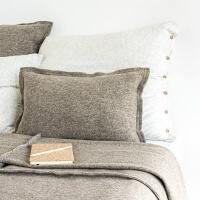 moyha Well Jersey Zierkissen taupe beige 60x40 cm