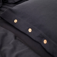 Moyha Jersey Spannbettlaken Pure dunkelgrau