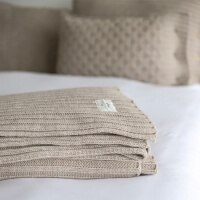 moyha Strickdecke Tagesdecke Cosy Beige moyha Strickdecke Tagesdecke Cosy Beige