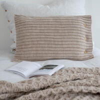 Moyha Strickkissen New Cosy beige
