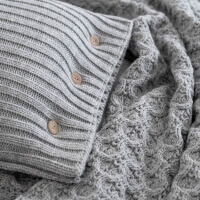 Moderne Dekokissen Strick grau Moyha Cosy