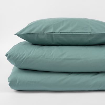 Perkal Bettwäsche Mintgrün blasgrün Aloe Uni VON SCHÜTZ