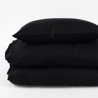 Von Schütz Satin Bettwäsche Schwarz Mako Satin American Pima