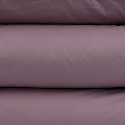 VON SCHÜTZ Perkal Spannbettlaken Malva Altrosa Uni Baumwolle hergestellt in Deutschland