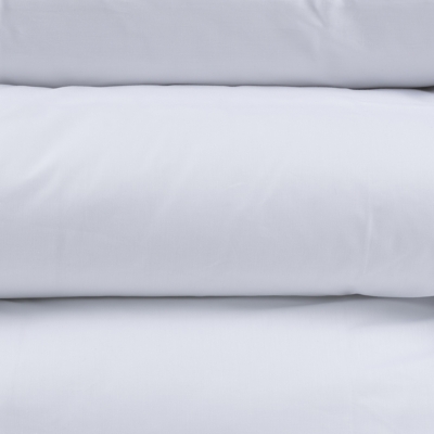 VON SCHÜTZ Perkal Spannbettlaken Pure Weiß Uni Baumwolle hergestellt in Deutschland