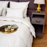 VON SCHÜTZ Gänsedaunen Kopfkissen ägyptische Baumwolle