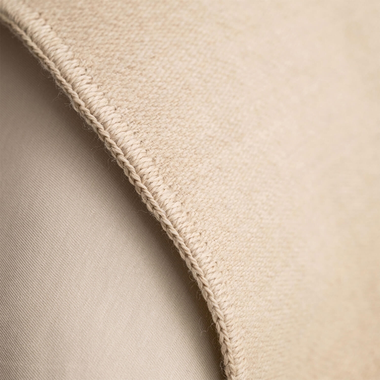 Beige Schurwolle Tagesdecke MOYHA Wool