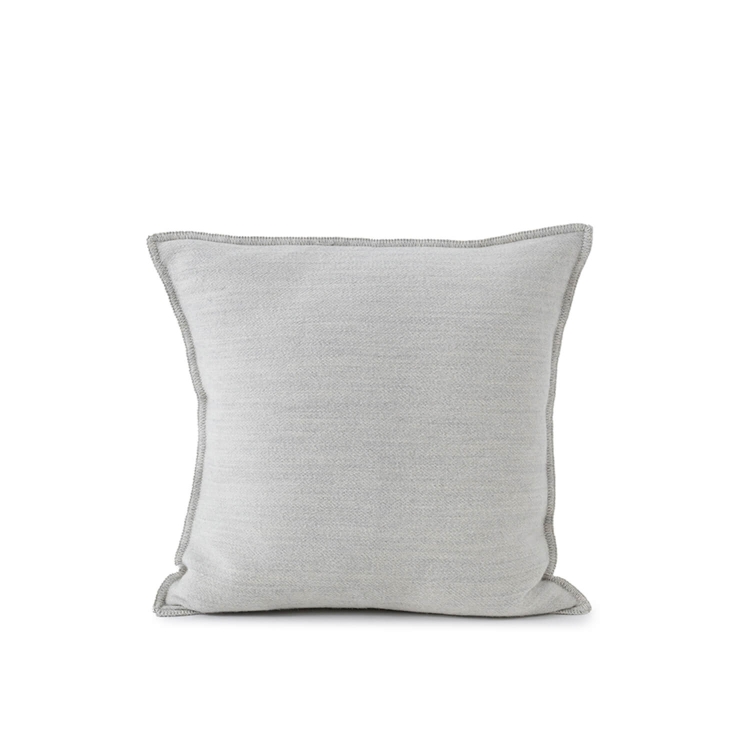 MOYHA Dekokissen Wool Hellgrau 50x50 cm Schurwolle