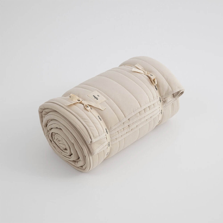 Stepp-Sofadecke beige sand Moyha