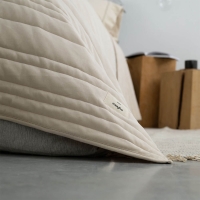 Stepp-Tagesdecke creme Baumwolle Moyha