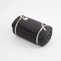 Moyha Bettüberwurf Baumwolle Anthrazit Dunkelgrau