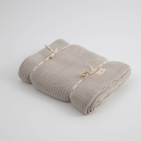 Tagesdecke creme Scandinavian design MOYHA Woolen Weave