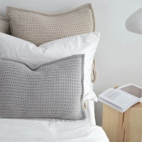 MOYHA Dekokissen Lovely Cosy Hellgrau 60x40cm