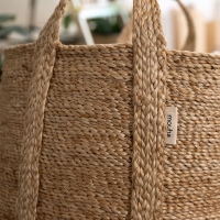 Jutekorb MOYHA klein Natural, rund, 36 cm Durchmesser, 36 cm Höhe