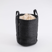 MOYHA Baumwollbeutel groß Natural, 40 cm Durchmesser, 52 cm Höhe