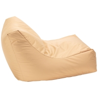 VOX Looz Sitzsack Sessel Outdoor Beige, 100x110 cm, im Wohnzimmer