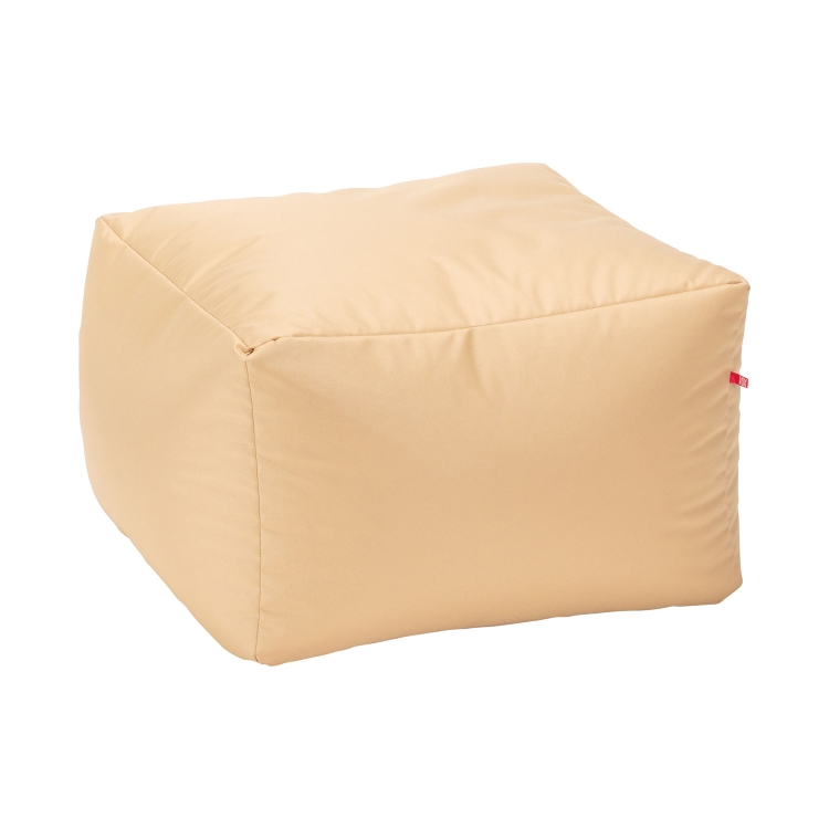 VOX Looz Outdoor Hocker Beige, 60x40x60 cm, im Garten