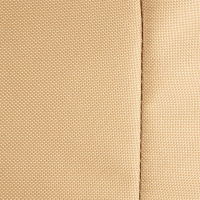 VOX Looz Outdoor Hocker Beige, 60x40x60 cm, neben Pflanzen