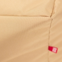 Stilvoller VOX Looz Outdoor Hocker Beige, 60x40x60 cm, bei Sonnenuntergang