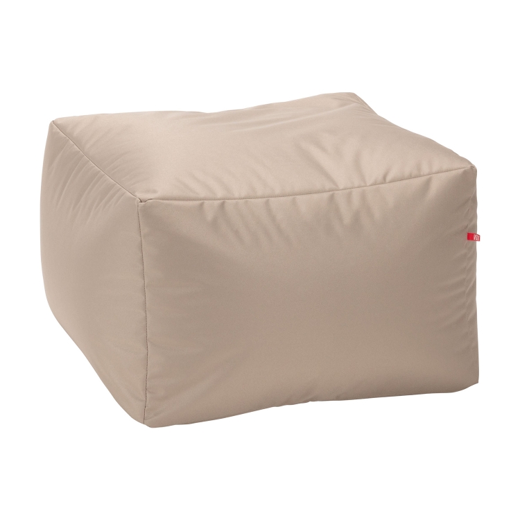 VOX Looz Outdoor Hocker Khaki-beige, 60x40x60 cm, im Garten