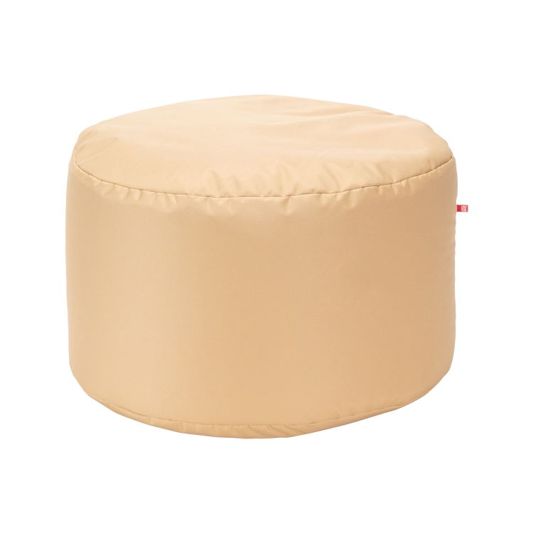 VOX Looz Outdoor Pouf Beige, 70x47 cm, im Garten