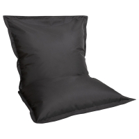 Pufy Outdoor-Kissen Schwarz wetterfest, 91x15x135 cm