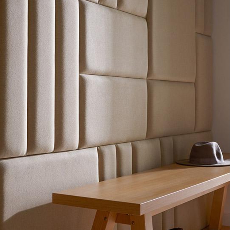 Polsterpaneel 60x15 cm – in beige ideale Nischen und Garderobenverkleidung
