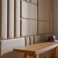 Polsterpaneel 60x15 cm – in beige ideale Nischen und Garderobenverkleidung