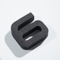 3D Wanduhr Lamellen Schwarz 60 cm, schlichtes MDF-Design mit fließendem Uhrwerk