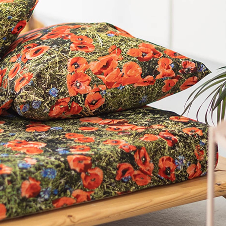 Mohnblumen Spannbettlaken Hayka