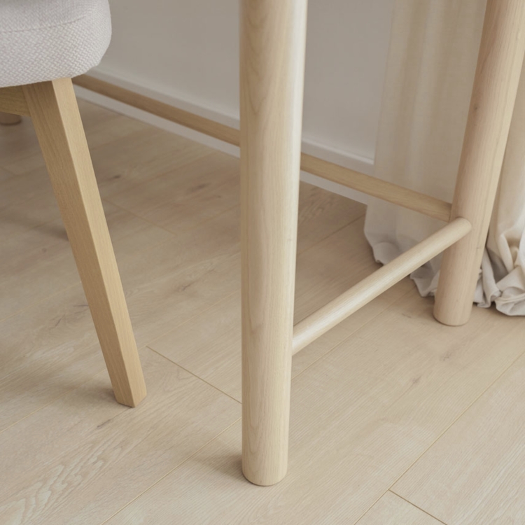 Schminktisch VOX OMM in hellem Eichenholz, 120 x 75 x 50 cm, hochwertig