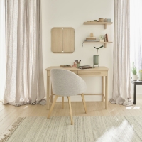 Schminktisch VOX OMM, Eiche hell, 120 cm breit, minimalistisch & elegant