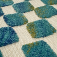 Designteppich Calma von Carpet Decor, 200x290 cm, Blau/Beige, fusselfrei und pflegeleicht Designteppich Calma von Carpet Decor, 200x290 cm, Blau/Beige, fusselfrei und pflegeleicht