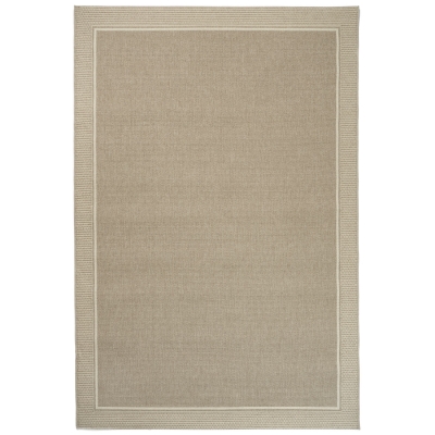 Carpet Decor Deserto Teppich Beige, 160x230 cm, aus 100 % Polypropylen, für innen & außen