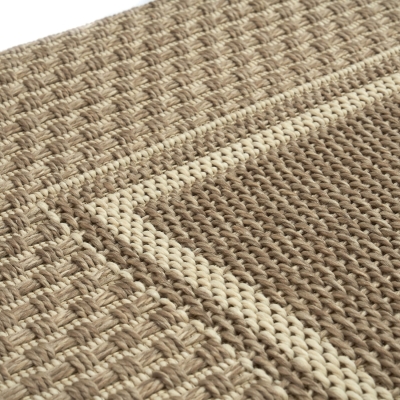 Carpet Decor Deserto Teppich Beige, 160x230 cm, aus 100 % Polypropylen, für innen & außen 2