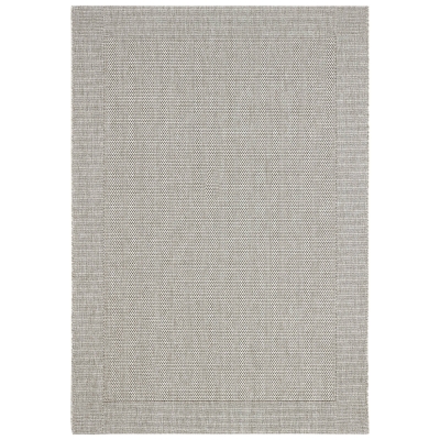 Carpet Decor Deserto Teppich Grau, 160x230 cm, aus 100 % Polypropylen, für innen & außen